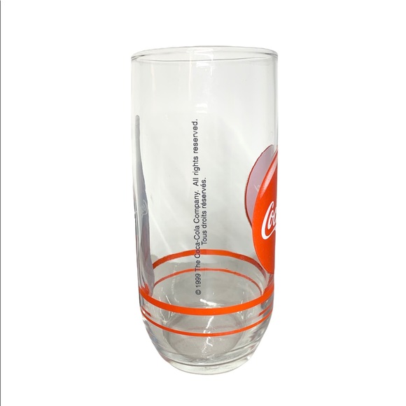 Vintage 1999 Coca Cola Etched Glasses Collectible - Picture 3 of 3